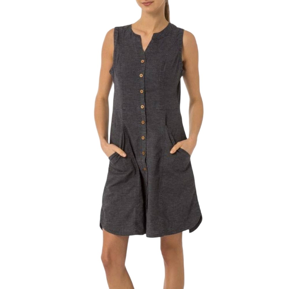 NWT Prana Reanne Dress - casual but sophisticated hemp blend shirt dress.